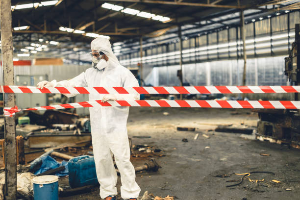 Professional Unattended Death Cleanup technician working in Godley, TX
